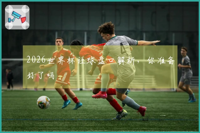 2026世界杯让球盘口解析，你准备好了吗