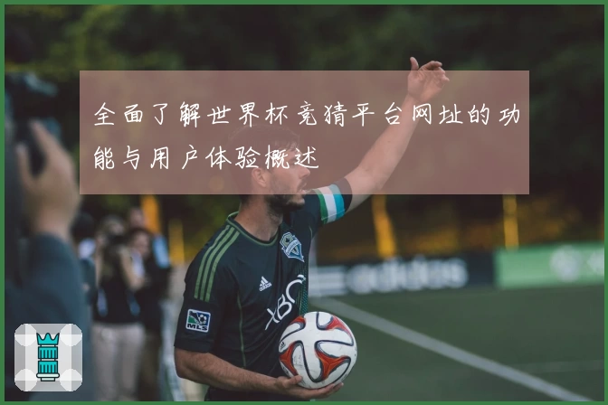 全面了解世界杯竞猜平台网址的功能与用户体验概述