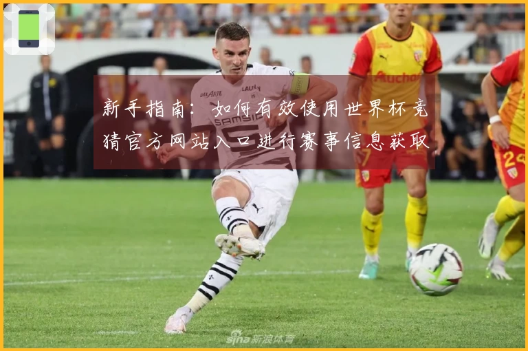 新手指南：如何有效使用世界杯竞猜官方网站入口进行赛事信息获取与互动